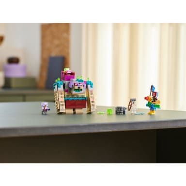 LEGO 21257 Minecraft Decydujące starcie z Dewastatorem – zdjęcie