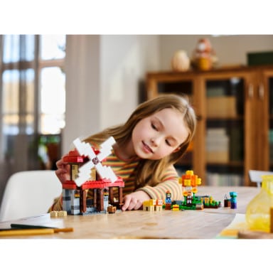 LEGO 21262 Minecraft Farma z wiatrakiem – zdjęcie