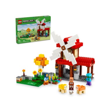 LEGO 21262 Minecraft Farma z wiatrakiem – zdjęcie