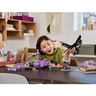 LEGO 21264 Minecraft Smok Kresu i statek Kresu – zdjęcie