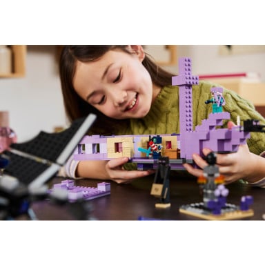 LEGO 21264 Minecraft Smok Kresu i statek Kresu – zdjęcie