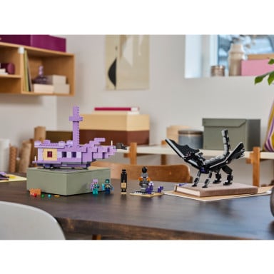LEGO 21264 Minecraft Smok Kresu i statek Kresu – zdjęcie