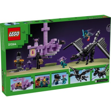 LEGO 21264 Minecraft Smok Kresu i statek Kresu – zdjęcie