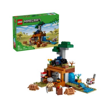 LEGO 21269 Minecraft Wyprawa do pancernikowej kopalni – zdjęcie
