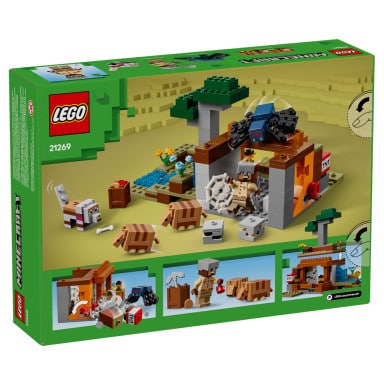LEGO 21269 Minecraft Wyprawa do pancernikowej kopalni – zdjęcie