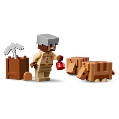 LEGO 21269 Minecraft Wyprawa do pancernikowej kopalni – zdjęcie