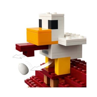 LEGO 21273 Minecraft Atak balonowego Ghasta na wioskę – zdjęcie