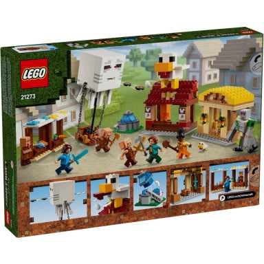 LEGO 21273 Minecraft Atak balonowego Ghasta na wioskę – zdjęcie