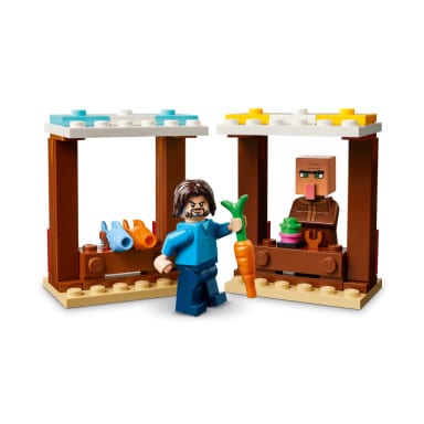 LEGO 21273 Minecraft Atak balonowego Ghasta na wioskę – zdjęcie