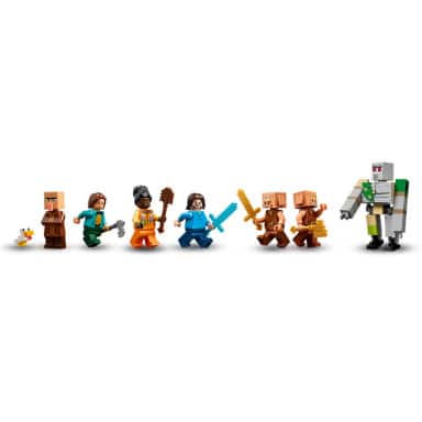 LEGO 21273 Minecraft Atak balonowego Ghasta na wioskę – zdjęcie