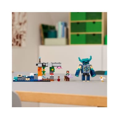 LEGO 21274 Minecraft Spotkanie ze strażnikiem – zdjęcie