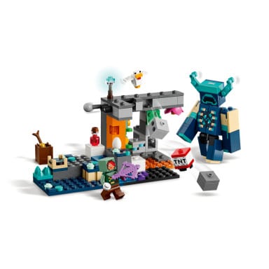 LEGO 21274 Minecraft Spotkanie ze strażnikiem – zdjęcie