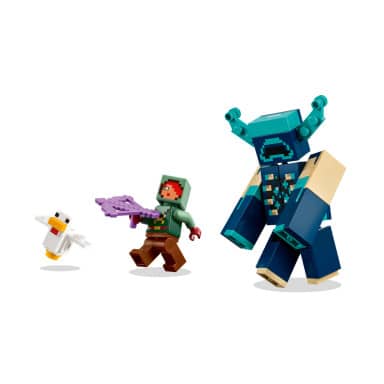 LEGO 21274 Minecraft Spotkanie ze strażnikiem – zdjęcie