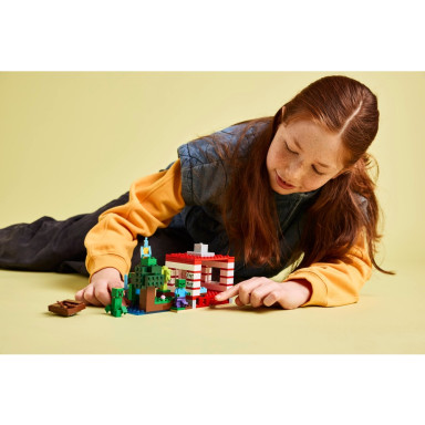LEGO 21275 Minecraft Dom TNT w dżungli – zdjęcie