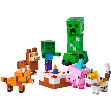 LEGO 21281 Minecraft Urodziny prosiaczka – zdjęcie