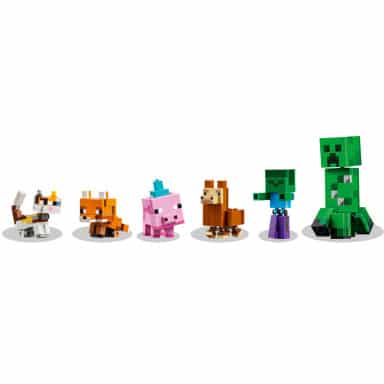 LEGO 21281 Minecraft Urodziny prosiaczka – zdjęcie