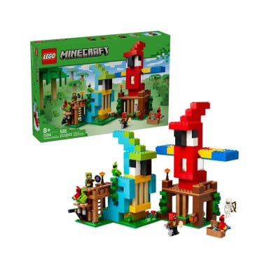LEGO 21282 Minecraft Papugowe domki – zdjęcie
