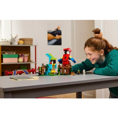 LEGO 21282 Minecraft Papugowe domki – zdjęcie
