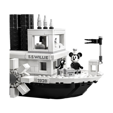 LEGO 21317 Ideas Parowiec Willie – zdjęcie