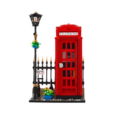 LEGO 21347 Ideas Czerwona londyńska budka telefoniczna – zdjęcie