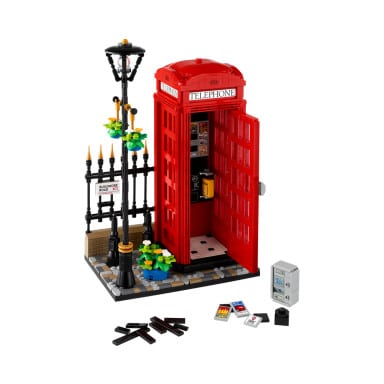 LEGO 21347 Ideas Czerwona londyńska budka telefoniczna – zdjęcie
