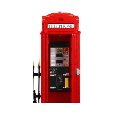 LEGO 21347 Ideas Czerwona londyńska budka telefoniczna – zdjęcie