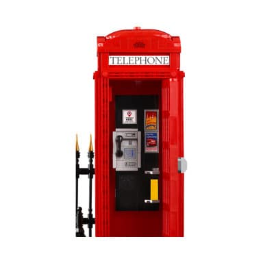 LEGO 21347 Ideas Czerwona londyńska budka telefoniczna – zdjęcie