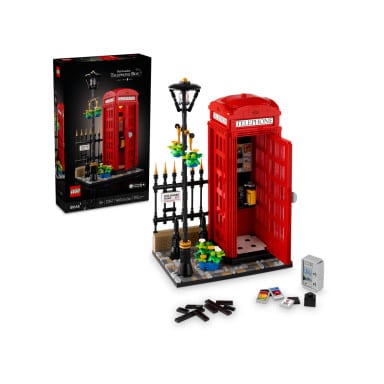 LEGO 21347 Ideas Czerwona londyńska budka telefoniczna – zdjęcie