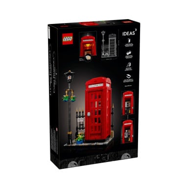 LEGO 21347 Ideas Czerwona londyńska budka telefoniczna – zdjęcie