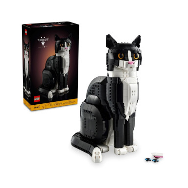 LEGO 21349 Ideas Biało-czarny kot – zdjęcie