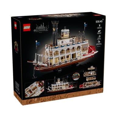 LEGO 21356 Ideas Parowiec rzeczny – zdjęcie