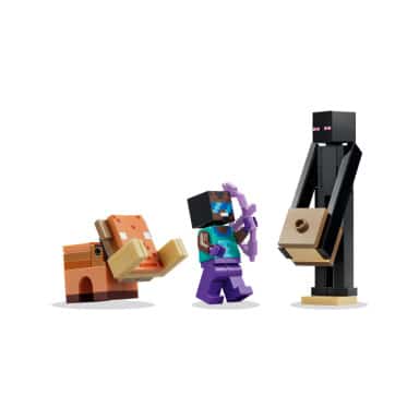 LEGO 21584 Minecraft Podróż przez portal Netheru i Kresu – zdjęcie