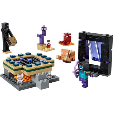 LEGO 21584 Minecraft Podróż przez portal Netheru i Kresu – zdjęcie