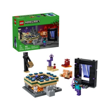 LEGO 21584 Minecraft Podróż przez portal Netheru i Kresu – zdjęcie