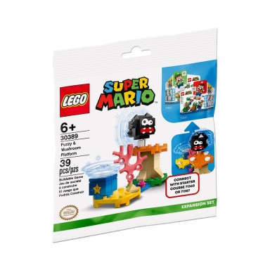 LEGO 30389 Super Mario Fuzzy i platforma z grzybem – zdjęcie