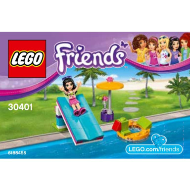 LEGO 30401 Friends Pool Foam Slide – zdjęcie