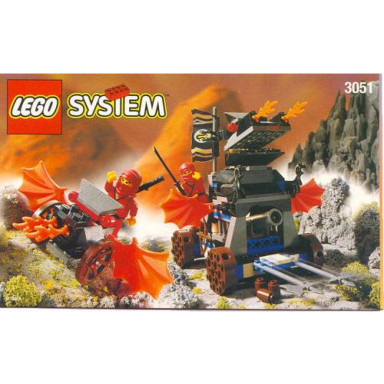 LEGO 3051 Smoczy Wagon – zdjęcie