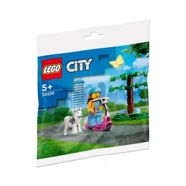 LEGO 30639 City Wybieg dla psów i hulajnoga – zdjęcie