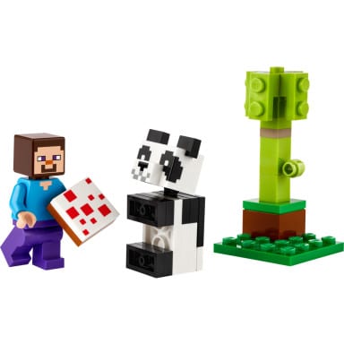 LEGO 30672 Minecraft Steve i mała panda – zdjęcie