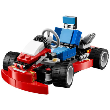 LEGO 31030 Creator 3 w 1 Czerwony gokart – zdjęcie