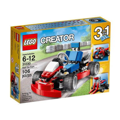 LEGO 31030 Creator 3 w 1 Czerwony gokart – zdjęcie