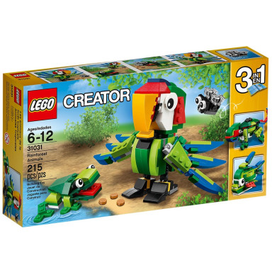 LEGO 31031 Creator 3 w 1 Zwierzęta z lasu deszczowego – zdjęcie