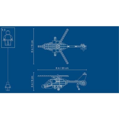 LEGO 31092 Creator 3 w 1 Przygoda z helikopterem – zdjęcie