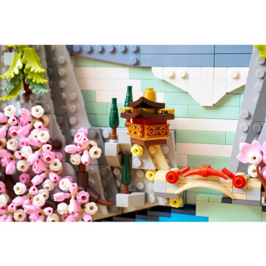LEGO 31218 Art Japoński krajobraz z kwitnącą wiśnią – zdjęcie