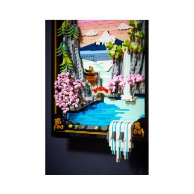 LEGO 31218 Art Japoński krajobraz z kwitnącą wiśnią – zdjęcie