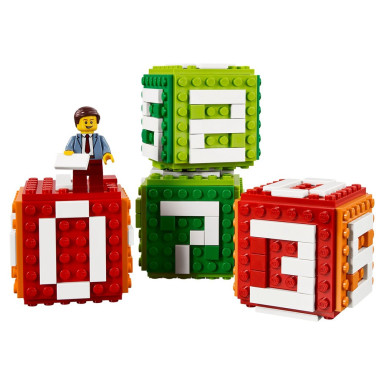 LEGO 40172 Kalendarz z klocków – zdjęcie