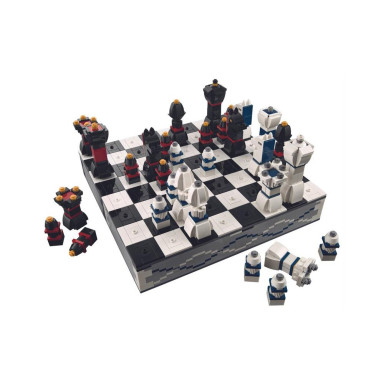 LEGO 40174 Zestaw szachów z motywem LEGO – zdjęcie