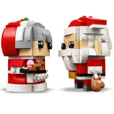 LEGO 40274 BrickHeadz Święty Mikołaj i Pani Mikołajowa – zdjęcie