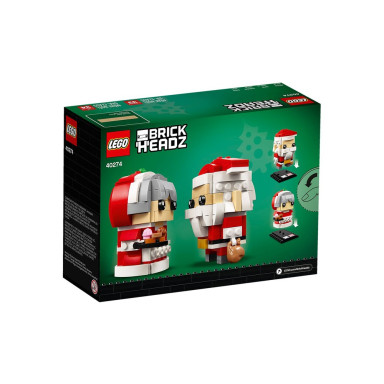 LEGO 40274 BrickHeadz Święty Mikołaj i Pani Mikołajowa – zdjęcie