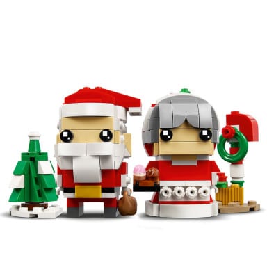 LEGO 40274 BrickHeadz Święty Mikołaj i Pani Mikołajowa – zdjęcie